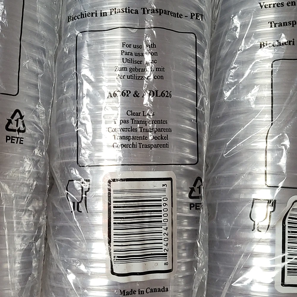 Clear Plastic PET Cups 16 oz new total 350 disposable drinking cup APC1…